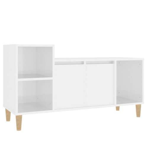 TV ormarić sjajni bijeli 100 x 35 x 55 cm od konstruiranog drva - Visoko sjajno bijela 1 Cijena
