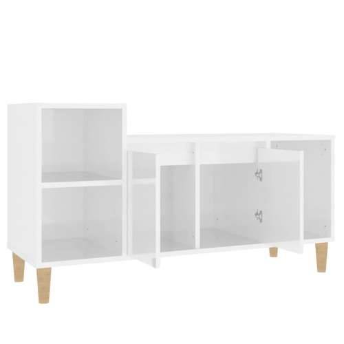 TV ormarić sjajni bijeli 100 x 35 x 55 cm od konstruiranog drva - Visoko sjajno bijela 1 Cijena