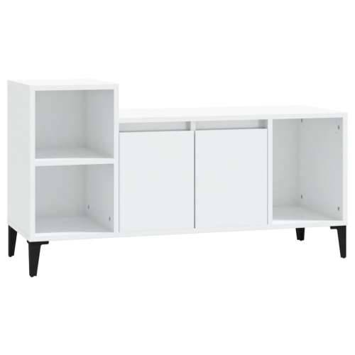 TV ormarić sjajni bijeli 100 x 35 x 55 cm od konstruiranog drva - Visoko sjajno bijela 1 Cijena