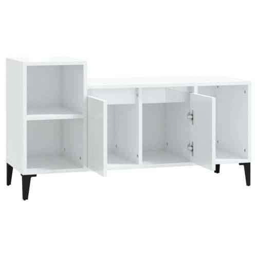 TV ormarić sjajni bijeli 100 x 35 x 55 cm od konstruiranog drva - Visoko sjajno bijela 1 Cijena