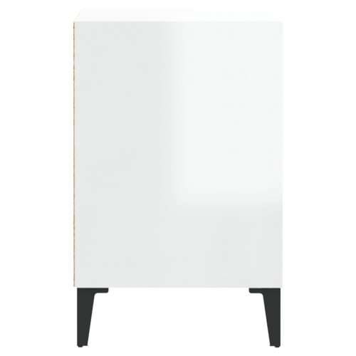 TV ormarić sjajni bijeli 100 x 35 x 55 cm od konstruiranog drva - Visoko sjajno bijela 1 Cijena