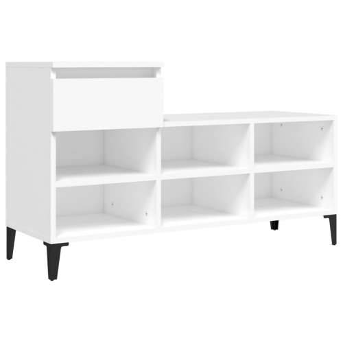 Ormarić za cipele bijeli 102 x 36 x 60 cm od konstruiranog drva - Bijela 1 Cijena