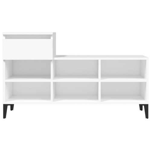 Ormarić za cipele bijeli 102 x 36 x 60 cm od konstruiranog drva - Bijela 1 Cijena