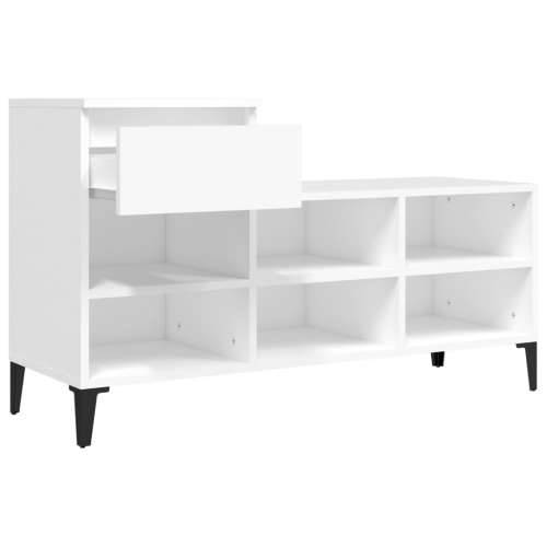Ormarić za cipele bijeli 102 x 36 x 60 cm od konstruiranog drva - Bijela 1 Cijena