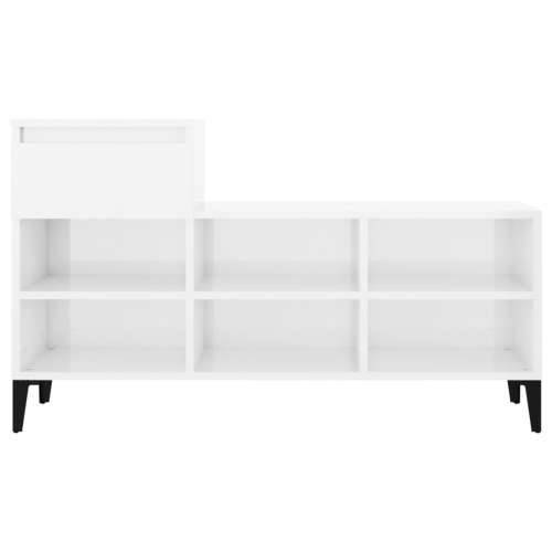 Ormarić za cipele sjajni bijeli 102x36x60 cm konstruirano drvo - Visoko sjajno bijela 1 Cijena