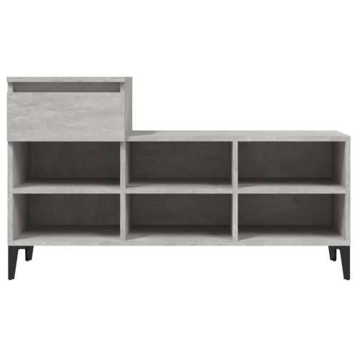Ormarić za cipele boja betona 102x36x60 cm konstruirano drvo - Beton siva 1 Cijena