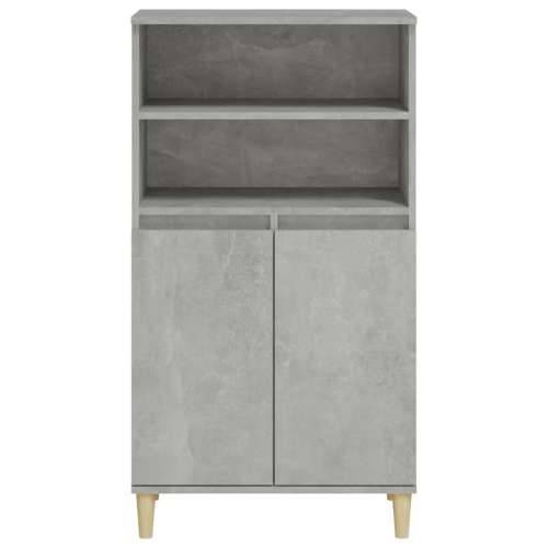 Visoka komoda siva betona 60x36x110 cm od konstruiranog drva - Beton siva 1 Cijena