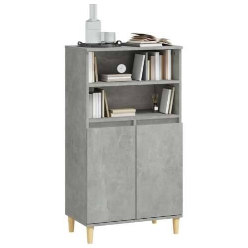 Visoka komoda siva betona 60x36x110 cm od konstruiranog drva - Beton siva 1 Cijena