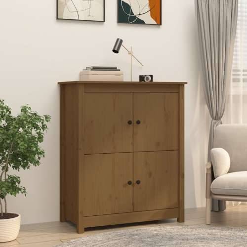 Komoda boja meda 83 x 41,5 x 100 cm od masivne borovine - boja meda 1 Cijena