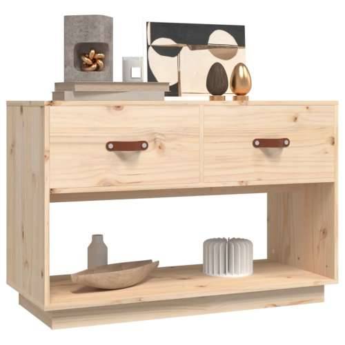 TV ormarić 90 x 40 x 60 cm od masivne borovine - Prirodna 1 Cijena