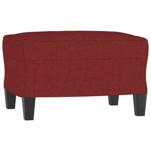 Tabure crvena boja vina 60 x 50 x 41 cm od tkanine - boja crnog vina 60 x 50 x 41 cm 1 Cijena