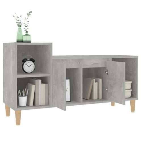 TV ormarić boja betona 100x35x55 cm od konstruiranog drva - Beton siva 1 Cijena