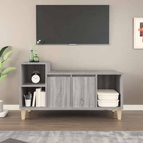 TV ormarić boja hrasta sonome 100x35x55 cm konstruirano drvo - Sivi hrast sonoma 1 Cijena
