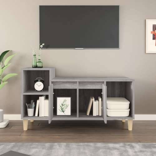 TV ormarić boja hrasta sonome 100x35x55 cm konstruirano drvo - Sivi hrast sonoma 1 Cijena