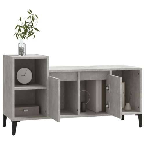 TV ormarić boja betona 100x35x55 cm od konstruiranog drva - Beton siva 1 Cijena