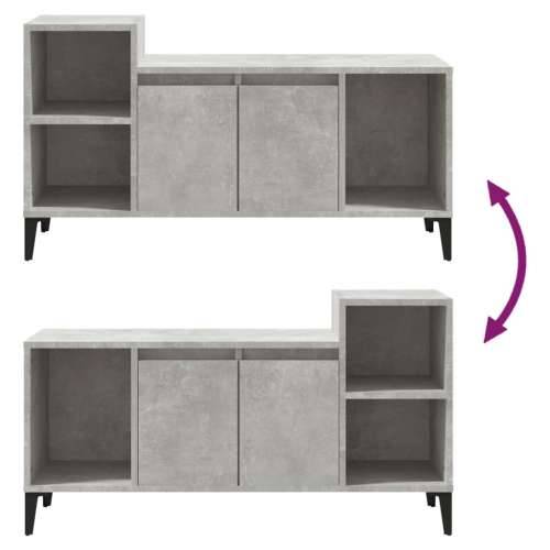 TV ormarić boja betona 100x35x55 cm od konstruiranog drva - Beton siva 1 Cijena