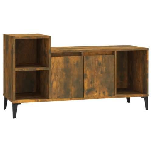 TV ormarić boja dimljenog hrasta 100x35x55 cm konstruirano drvo - Dimljeni hrast 1 Cijena