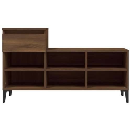 Ormarić za cipele boja hrasta 102x36x60 cm konstruirano drvo - Smeđi hrast 1 Cijena