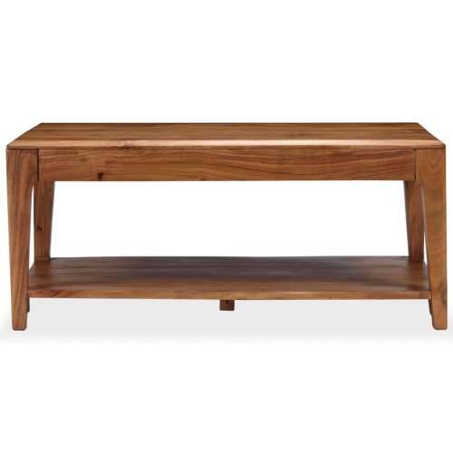 Stolić za kavu od masivnog drva 88 x 50 x 38 cm Cijena