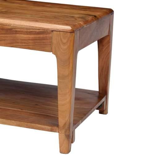 Stolić za kavu od masivnog drva 88 x 50 x 38 cm Cijena