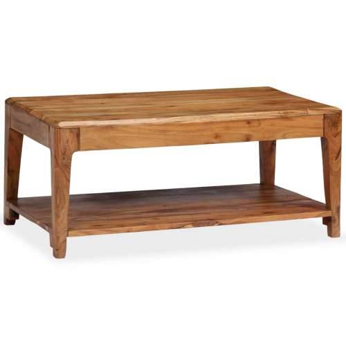Stolić za kavu od masivnog drva 88 x 50 x 38 cm Cijena