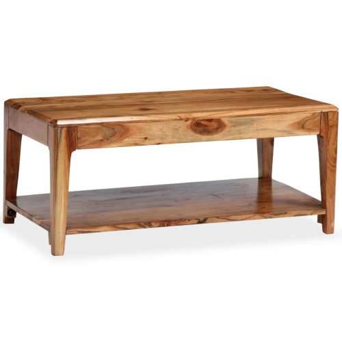 Stolić za kavu od masivnog drva 88 x 50 x 38 cm Cijena