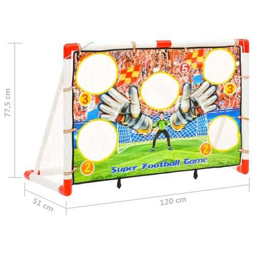 Set dječjeg nogometnog gola sa zidom za gol 120 x 51 x 77,5 cm Cijena