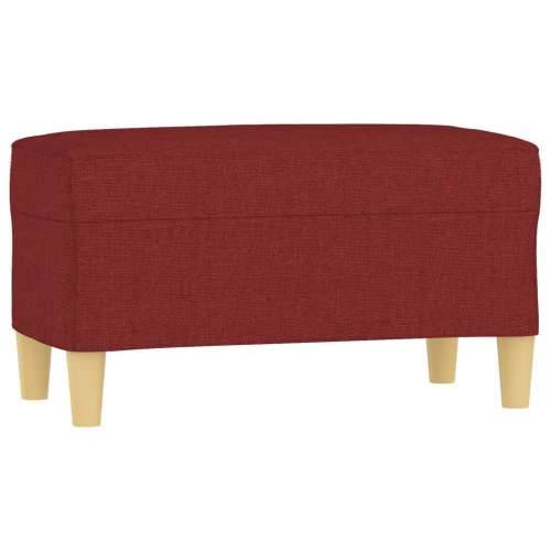 Klupa Crvena boja vina 70 x 35 x 41 cm od tkanine - boja crnog vina 70 x 35 x 41 cm Cijena