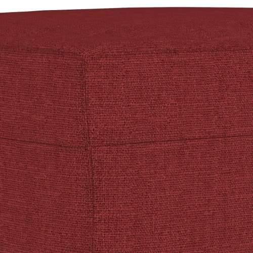 Klupa Crvena boja vina 70 x 35 x 41 cm od tkanine - boja crnog vina 70 x 35 x 41 cm Cijena