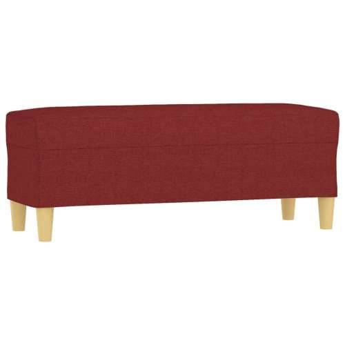 Klupa Crvena boja vina 100x35x41 cm od tkanine - boja crnog vina 100 x 35 x 41 cm Cijena
