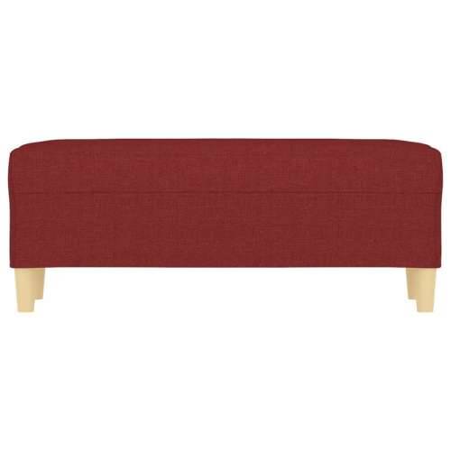 Klupa Crvena boja vina 100x35x41 cm od tkanine - boja crnog vina 100 x 35 x 41 cm Cijena