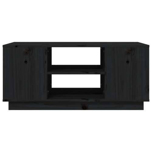 Stolić za kavu crni 90x49x40,5 cm od masivne borovine - Crna 1 Cijena