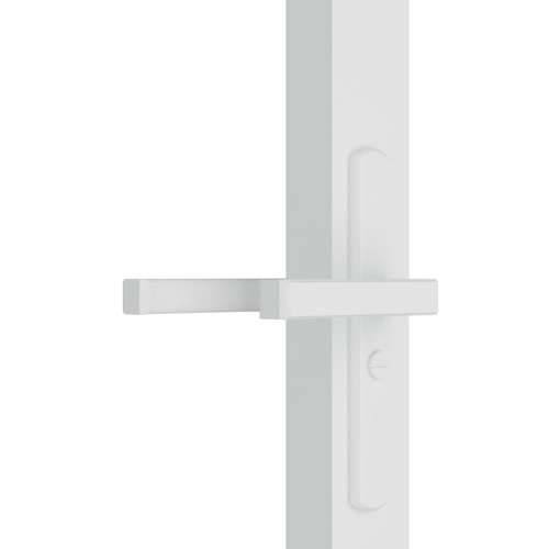 Unutarnja vrata 93 x 201,5 cm Bijela od ESG stakla i aluminija Cijena