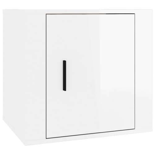 Noćni ormarić visoki sjaj bijeli 50 x 39 x 47 cm - Visoko sjajno bijela 1 Cijena