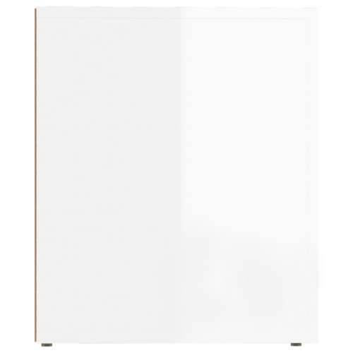 Noćni ormarić visoki sjaj bijeli 50 x 39 x 47 cm - Visoko sjajno bijela 1 Cijena