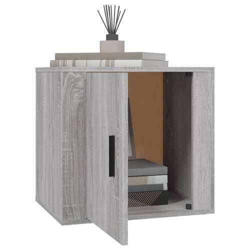 Noćni ormarići 2 kom boja dimljenog smeđi 50x39x47 cm - Sivi hrast sonoma 2 1 Cijena