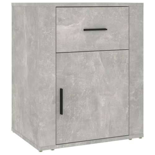 Noćni ormarić Siva boja betona 50x36x60cm od konstruiranog drva - Beton siva 1 Cijena
