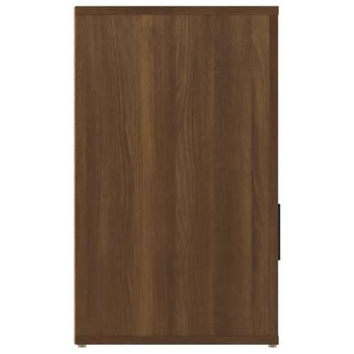 Noćni ormarić Smeđi hrast 50 x 36 x 60 cm od konstruiranog drva - Smeđi hrast 1 Cijena