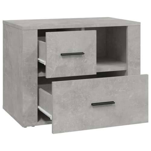 Noćni ormarić Siva boja betona 60x36x45cm od konstruiranog drva - Beton siva 1 Cijena