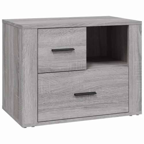 Noćni ormarić boja hrasta sonome 60x36x45 cm konstruirano drvo - Sivi hrast sonoma 1 Cijena