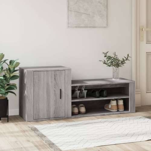 Ormarić za cipele boja hrasta 130x35x54 cm konstruirano drvo - Sivi hrast sonoma 1 Cijena