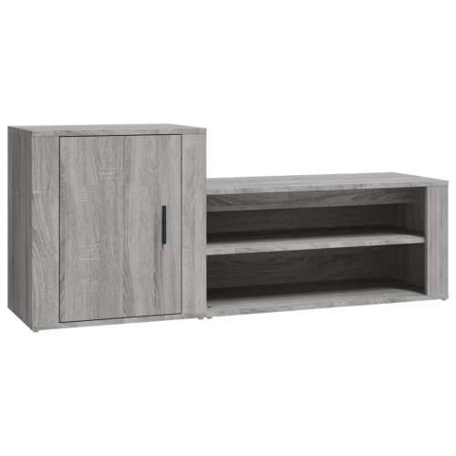Ormarić za cipele boja hrasta 130x35x54 cm konstruirano drvo - Sivi hrast sonoma 1 Cijena