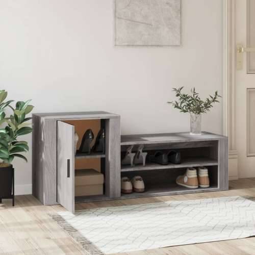 Ormarić za cipele boja hrasta 130x35x54 cm konstruirano drvo - Sivi hrast sonoma 1 Cijena