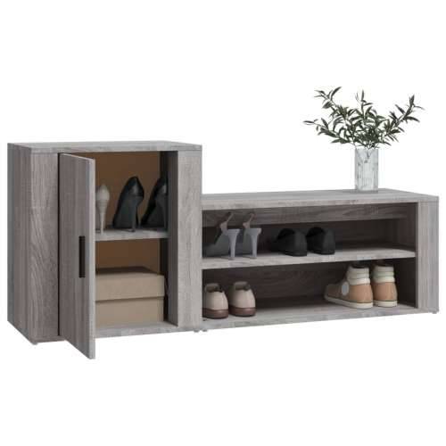 Ormarić za cipele boja hrasta 130x35x54 cm konstruirano drvo - Sivi hrast sonoma 1 Cijena