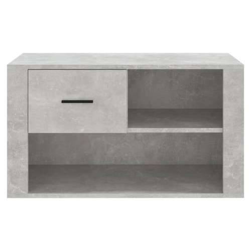 Ormarić za cipele boja betona 80x35x45 cm konstruirano drvo - Beton siva 1 Cijena
