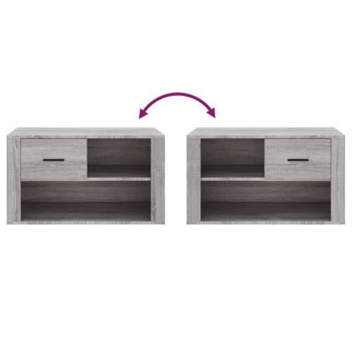 Ormarić za cipele sivi hrast 80x35x45 cm konstruirano drvo - Sivi hrast sonoma 1 Cijena