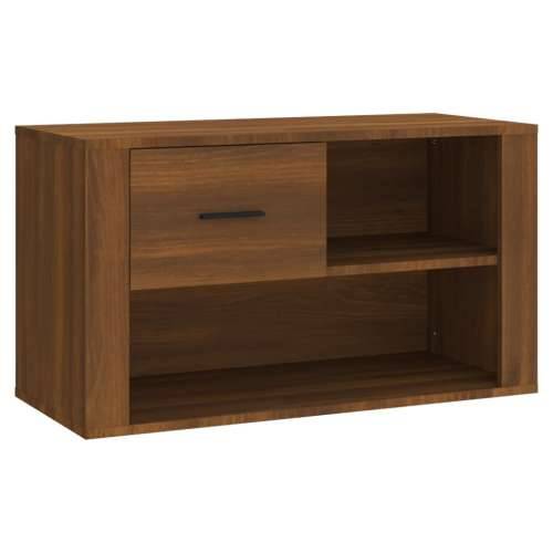 Ormarić za cipele smeđi hrast 80x35x45 cm konstruirano drvo - Smeđi hrast 1 Cijena
