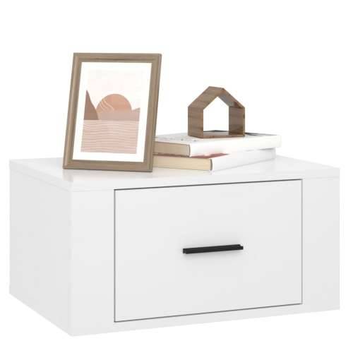 Zidni noćni ormarići 2 kom visoki sjaj bijeli 50x36x25 cm - Visoko sjajno bijela 2 Cijena