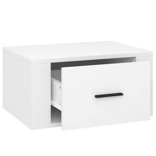 Zidni noćni ormarići 2 kom visoki sjaj bijeli 50x36x25 cm - Visoko sjajno bijela 2 Cijena