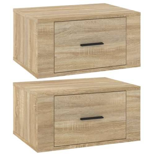 Zidni noćni ormarići 2 kom boja hrasta sonome 50x36x25 cm - sonoma hrast 2 Cijena